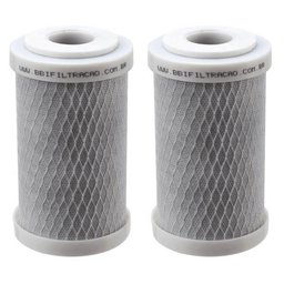 Filtro Branco Carvão Ativado Pou Bbi F125 + 2 Refis - 3