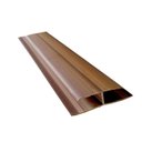 Ver imagem 3 de Emenda Rígida PVC Perfil H 4,5CMX3M Imbuia Bariri Marrom