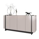 Ver imagem 2 de Buffet Aparador Decorativo 160cm Destin Off White/Preto G73 - Gran Belo