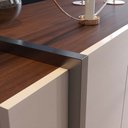 Ver mais imagens de Buffet Aparador Decorativo 160cm Destin Off White/Preto G73 - Gran Belo