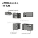 Ver imagem 5 de Armário de Cozinha Completa de Canto Suspenso 325cm Cinza Nice Madesa 05