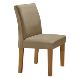 Conjunto Sala de Jantar Mesa 160x80cm Tampo MDF/Vidro com 6 Cadeiras Espanha Yescasa - 12
