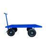 Carrinho Plataforma Lastro em Chapa 0,80x1,50m Pneus 350x8 com Rolamentos de Roletes - 2