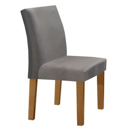 Conjunto Sala de Jantar Mesa 160x80cm Tampo MDF/Vidro com 6 Cadeiras Espanha Yescasa - 12