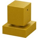 Ver imagem 7 de Acabamento para Registro Metal Dourado 16 Estria Padrão Deca
