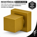 Ver imagem 2 de Acabamento para Registro Metal Dourado 16 Estria Padrão Deca