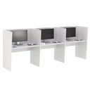 Ver imagem 1 de Mesa de Trabalho 3 Lugares Inglaterra Branco