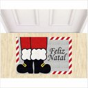 Ver imagem 1 de TAPETE CAPACHO BOTA PAPAI NOEL, FELIZ NATAL