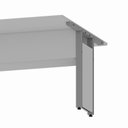 Ver imagem 6 de Mesa Auxiliar Dupla de Plataforma de Acoplar para Escritório com Estrutura Metálica 120cm Corporate Cinza