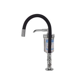 Torneira Filtro Gourmet Flexível Bancada Preta Silicone Del Metais - 2