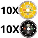 Ver imagem 2 de Kit 20 Discos Diamantados Turbo e Segmentado Prando