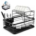 Ver imagem 1 de Escorredor de Louça Copo Prato Talheres Tigela Cozinha Utensilios Pia Bancada Mesa Limpeza Duravel o