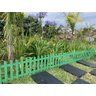 Cerca Para Jardim Grande Kit 3 Decorativa Verde G Faz 1 mt - 4