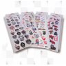Kit Cartelas Com 90 Adesivo Stickers Variados Teu Adesivo sem resina Colorido - 2