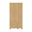 Ver imagem 5 de Guarda-roupa Infantil 92cm 3 Portas e 2 Gavetas Dengo Multimóveis Mp4437 Madeirado