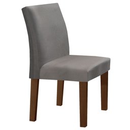 Conjunto Sala de Jantar Mesa 160x80cm Tampo Mdf/vidro com 6 Cadeiras Espanha Yescasa - 12