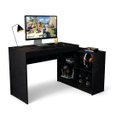 Ver imagem 2 de Mesa Gamer com 4 Nichos MDP Preto B240