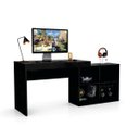 Ver imagem 3 de Mesa Gamer com 4 Nichos MDP Preto B240