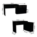 Ver imagem 6 de Mesa Gamer com 4 Nichos MDP Preto B240
