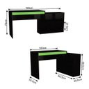Ver imagem 5 de Mesa Gamer com 4 Nichos Mdp Preto/verde B240