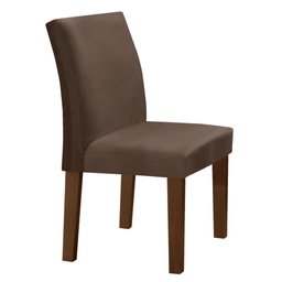 Conjunto Sala de Jantar 1 Mesa 160x80cm Tampo MDF/Vidro 6 Cadeiras Espanha Yescasa - 12