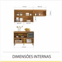 Ver imagem 5 de Cozinha 2 Peças Ripado Nesher Princesa 100% Mdf