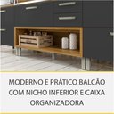 Ver imagem 7 de Cozinha 2 Peças Ripado Nesher Princesa 100% Mdf