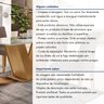 Conjunto Sala de Jantar 1 Mesa 120x80cm Tampo Mdf/vidro 4 Cadeiras Espanha Yescasa - 13