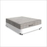 Cama Box Casal + Colchão de Molas Ensacadas Ortobom Airtech Springpocket 138x188x65cm - 1