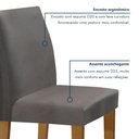 Ver imagem 7 de Conjunto Sala de Jantar Mesa 120x80cm Tampo MDF/Vidro com 4 Cadeiras Espanha Yescasa