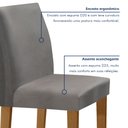 Ver imagem 6 de Conjunto Sala de Jantar Mesa 120x80cm Tampo Mdf/vidro com 4 Cadeiras Espanha Yescasa