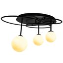 Ver imagem 1 de Luminária Plafon de Sobrepor Lindo 3XG9 75W TR006B Bella Iluminação Preto/Cromado