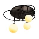 Ver imagem 4 de Luminária Plafon de Sobrepor Lindo 3XG9 75W TR006B Bella Iluminação Preto/Cromado