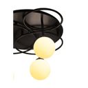 Ver imagem 7 de Luminária Plafon de Sobrepor Lindo 3XG9 75W TR006B Bella Iluminação Preto/Cromado