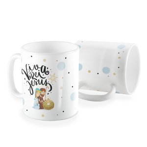 Caneca viva o rei jesus