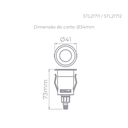 Ver imagem 3 de Balizador de Solo Way Side 1 Fachos Bivolt Ip67 1,5w 2lm 3000k Policarbonato 80° Stella