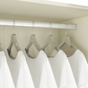 Ver mais imagens de Guarda-Roupa Solteiro 4 Portas com 2 Portas Reflecta com Pés com LED Imperatriz 100% MDF