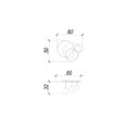 Ver imagem 4 de Plafon de Sobrepor Lindo 3xG9 75w TR006 Bella Iluminação