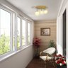 Plafon de Sobrepor Lindo 3xG9 75w TR006 Bella Iluminação - 3