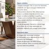 Conjunto Sala de Jantar Mesa 120x80cm Tampo Mdf/vidro com 4 Cadeiras Espanha Yescasa - 13