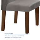 Ver imagem 7 de Conjunto Sala de Jantar Mesa 120x80cm Tampo Mdf/vidro com 4 Cadeiras Espanha Yescasa