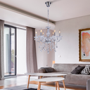 Ver imagem 3 de Lustre Pendente Candelabro Para Sala France Nice 6 Lâmpadas E14 Bivolt:Transparente/110V/220V