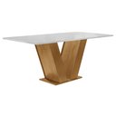 Ver mais imagens de Conjunto Mesa Jantar 160x80cm Tampo MDF com 6 Cadeiras Espanha Yescasa