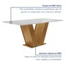 Conjunto Sala de Jantar Mesa 160x80cm Tampo Mdf com 6 Cadeiras Espanha Yescasa  - 13