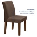 Ver imagem 5 de Conjunto Sala de Jantar Mesa 160x80cm Tampo MDF com 6 Cadeiras Espanha Yescasa
