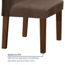 Ver imagem 7 de Conjunto Sala de Jantar Mesa 160x80cm Tampo MDF com 6 Cadeiras Espanha Yescasa