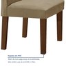 Conjunto Sala de Jantar Mesa 160x80cm Tampo Mdf com 6 Cadeiras Espanha Yescasa  - 7