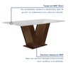 Conjunto Sala de Jantar Mesa 160x80cm Tampo Mdf com 6 Cadeiras Espanha Yescasa - 2