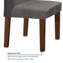 Ver mais imagens de Conjunto Sala de Jantar Mesa 160x80cm Tampo MDF com 6 Cadeiras Espanha Yescasa