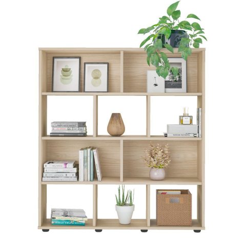 Estante Book Branco Artely Naturale